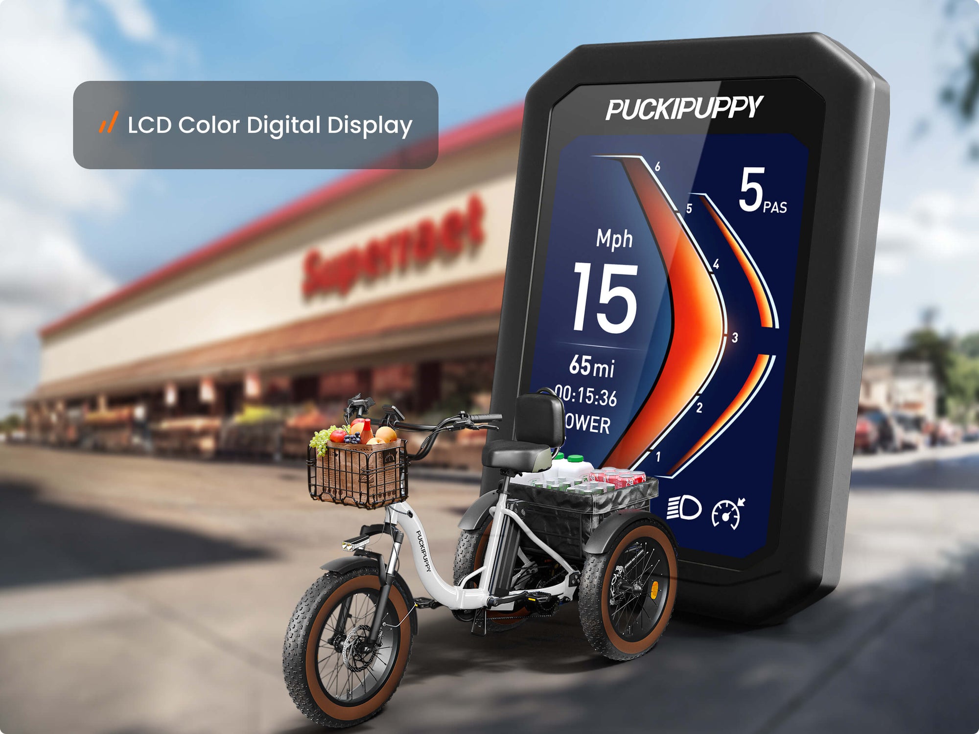 Alaskan Electric TricycleWhite