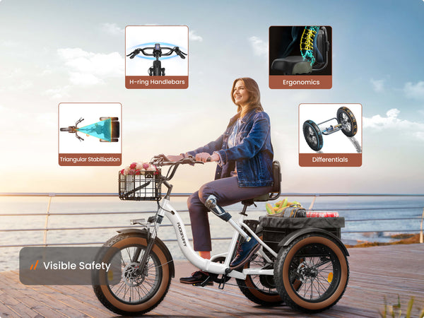 Alaskan Electric TricycleWhite