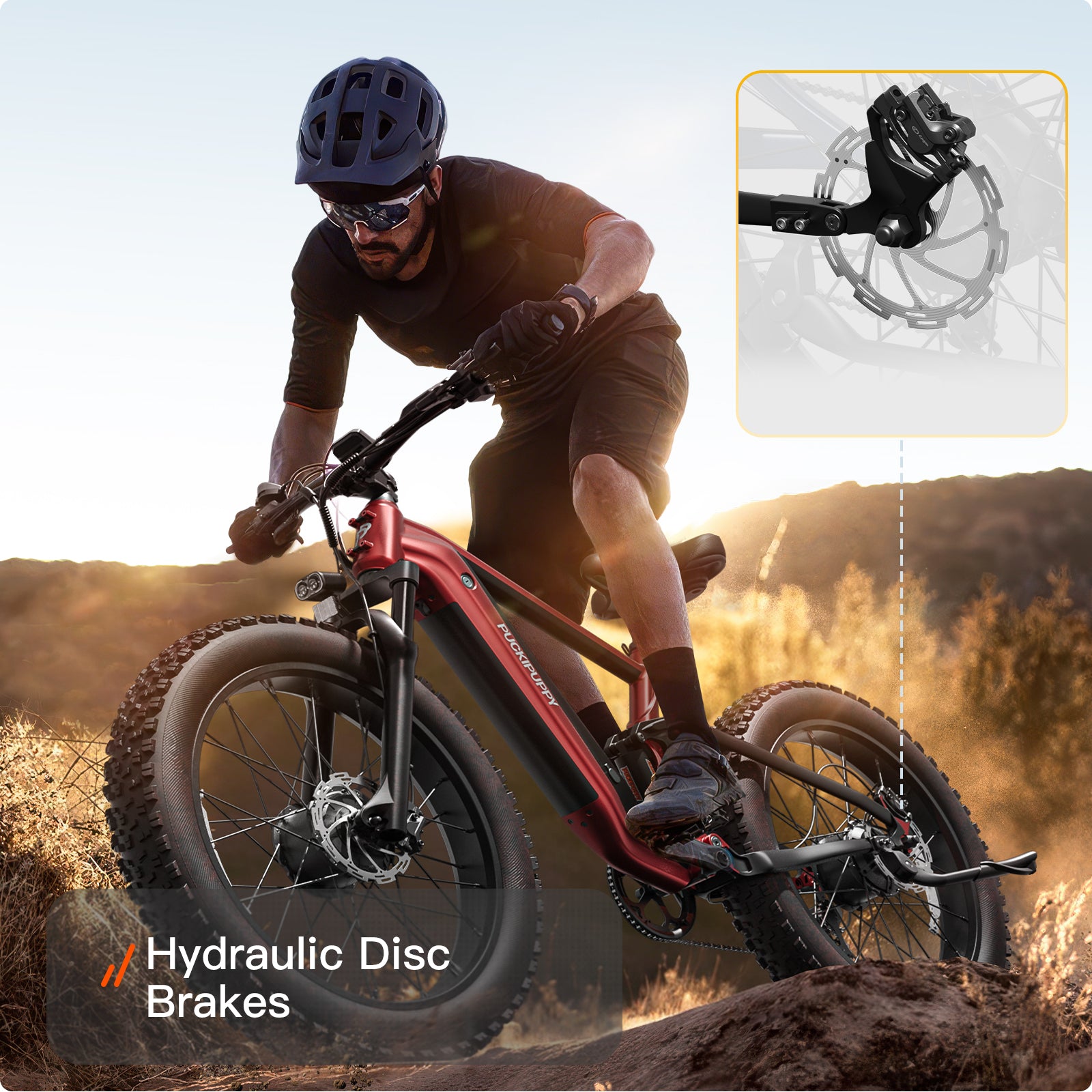 GoldenR EbikeBlack and Red