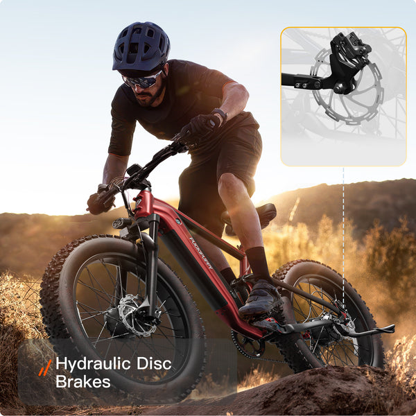 GoldenR EbikeBlack and Red