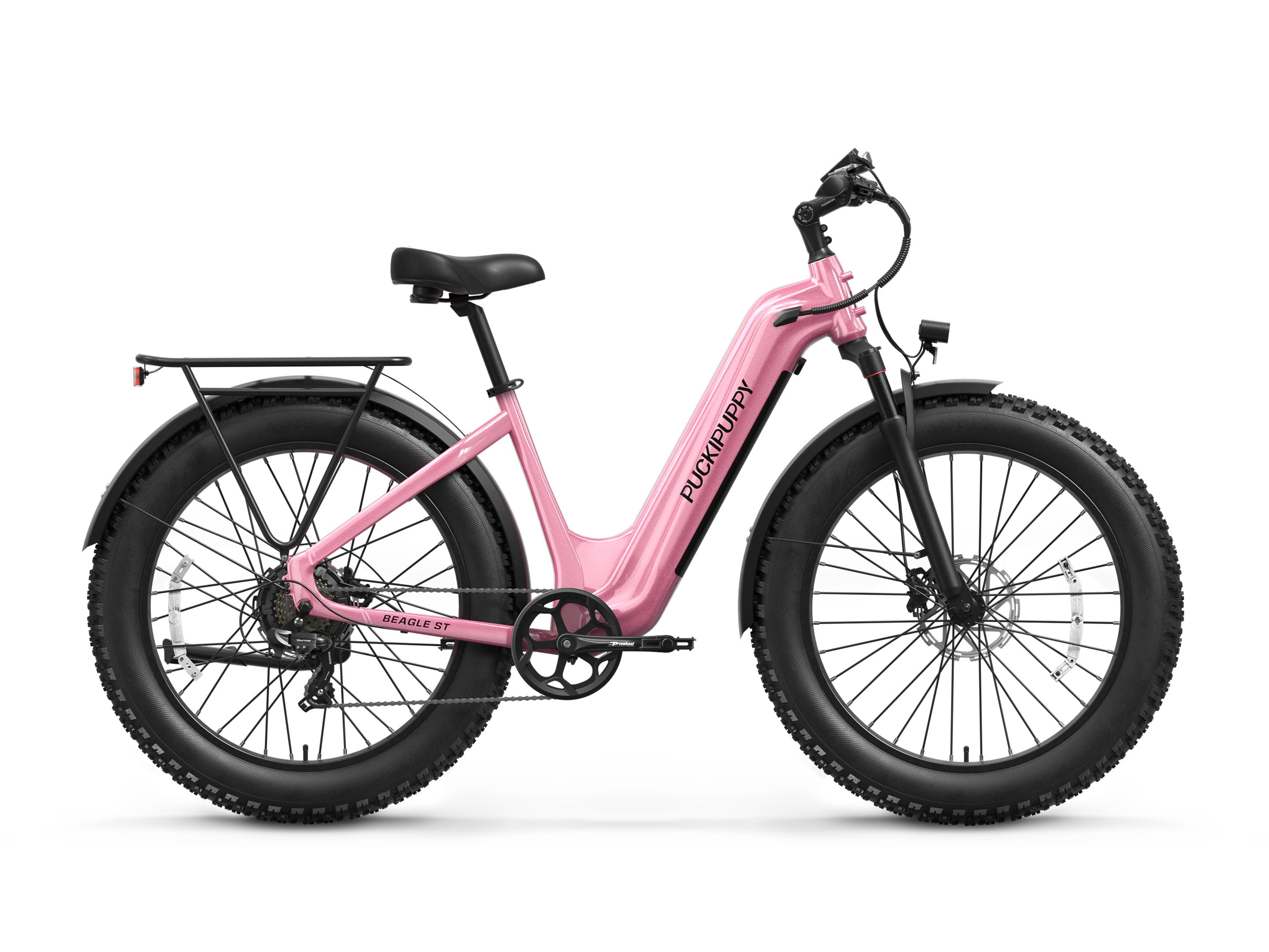 Beagle| Electric Bike For Commuting And Camping| Puckipuppy, Pink