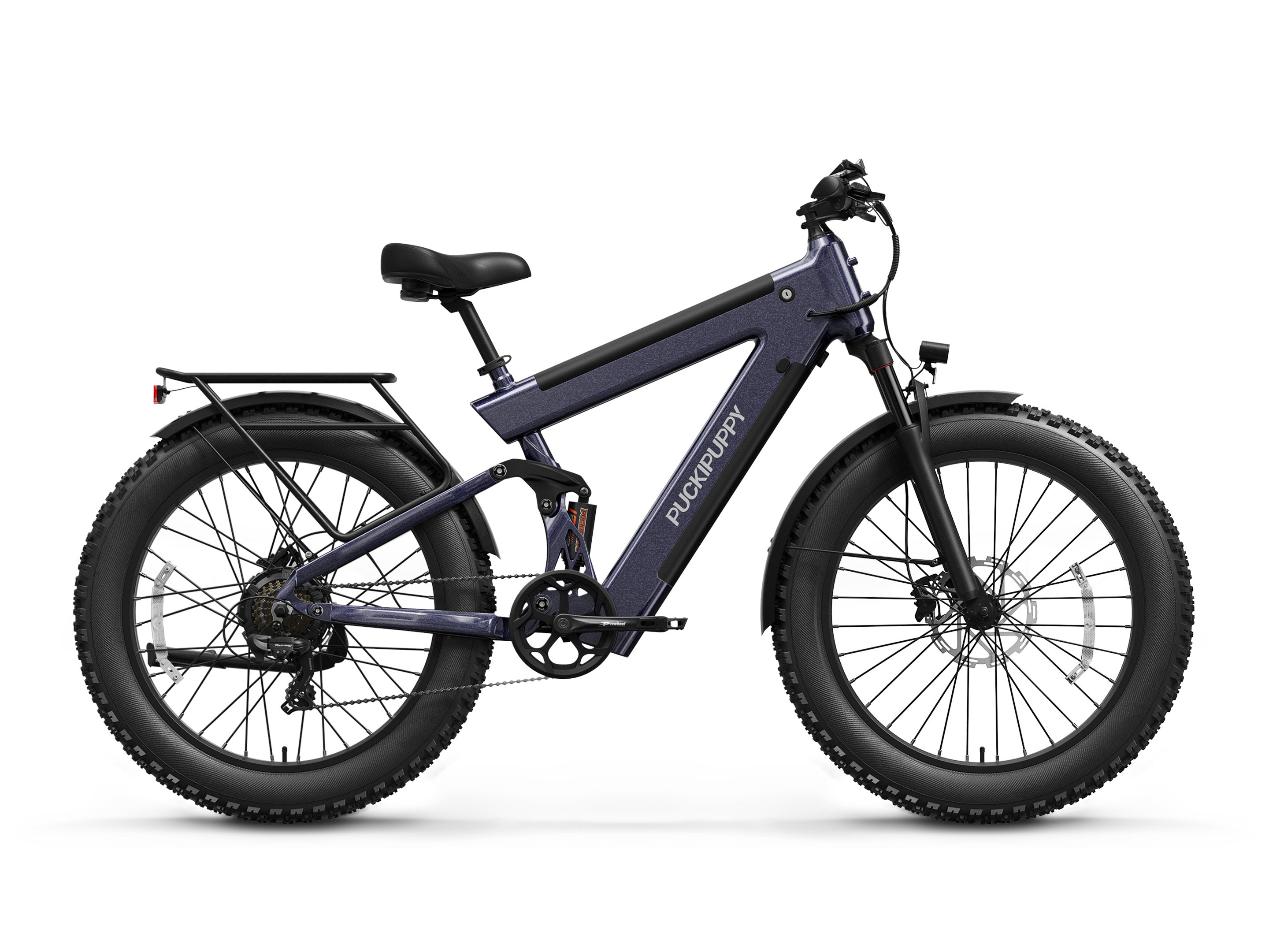 PUCKIPUPPY Bulldog – Gray Long-Range E-Bike
