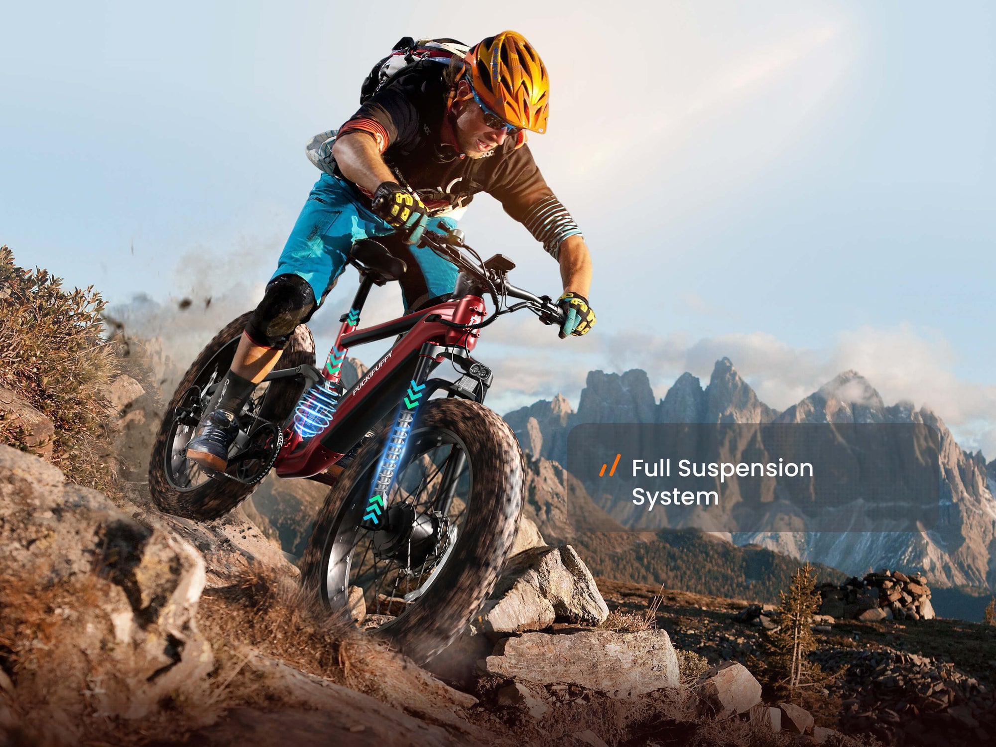 GoldenR Pro EbikeBlack and Red