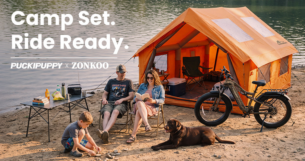 Camp Set. Ride Ready: PUCKIPUPPY × ZONKOO, Extending the Ride Into a Full Outdoor Weekend