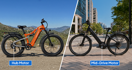Mid-Drive Motor vs. Hub Motor: What’s the Difference on an E-Bike?