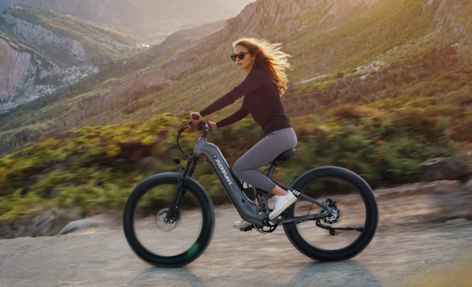 Let’s hop on a fast e-bike and go on a trip together.