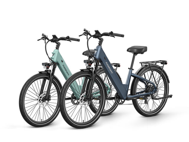 Poodle Ebike+Poodle Ebike - Green+Slate Blue
