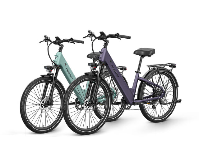 Poodle Ebike+Poodle Ebike - Green+Purple