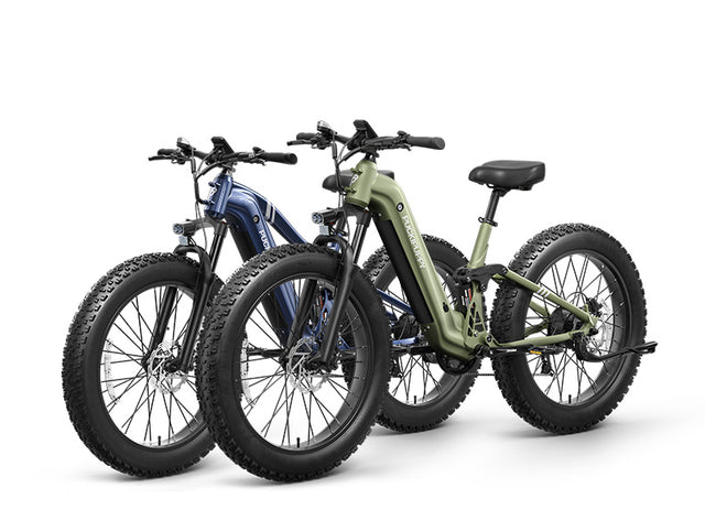 Boxer Ebike+Boxer ST Ebike - Boxer Grey Blue+Boxer ST Green