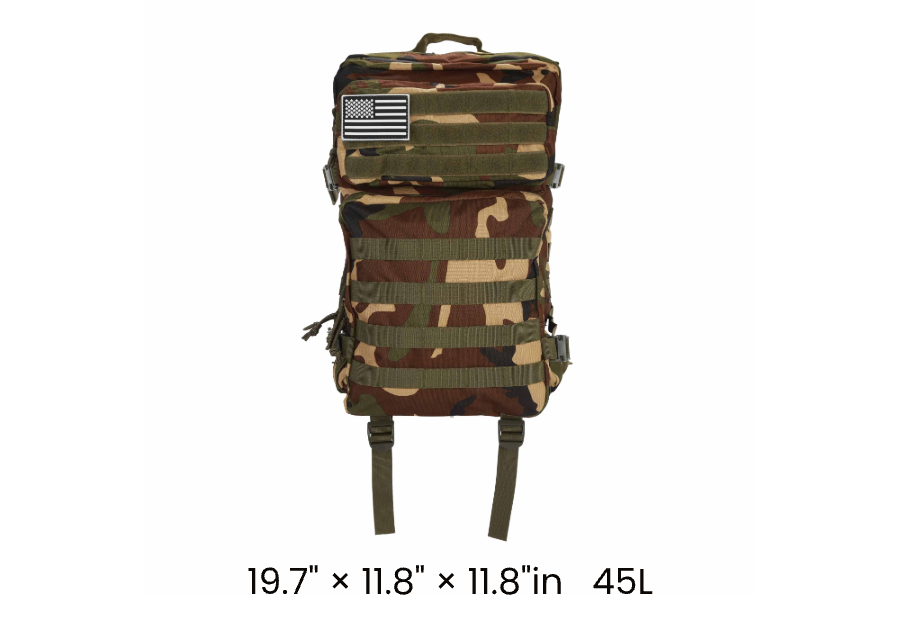 Camouflage Backpack Display Image