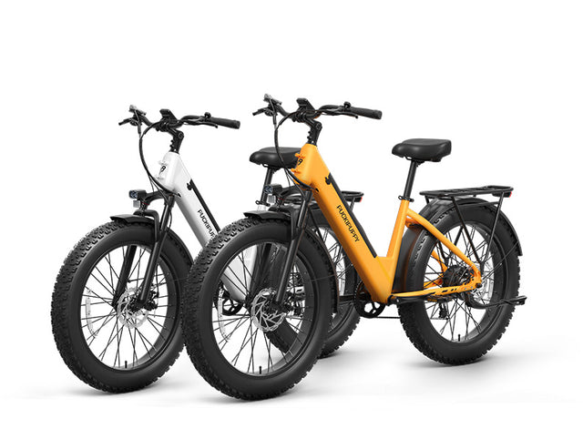 Samoyed Ebike+Samoyed Ebike - White+Yellow