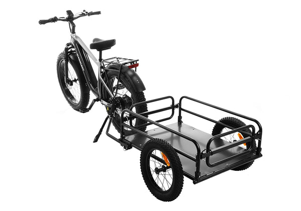 Bicycle trailer assembly (folding type)