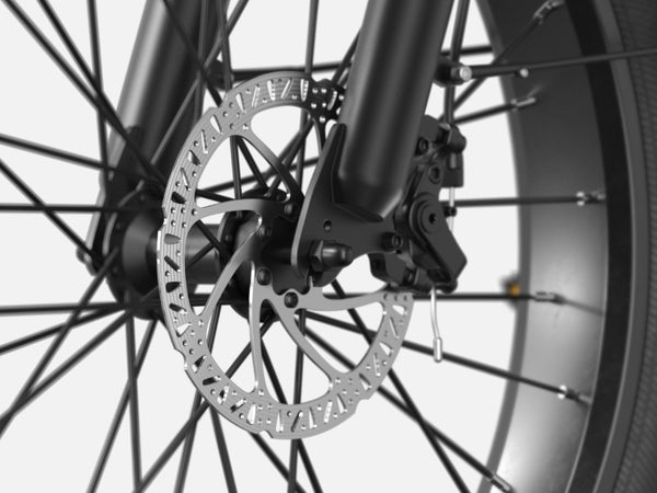 180mm mechanical disc brakes