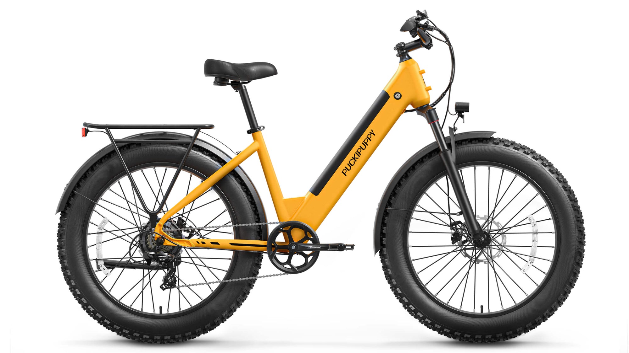 Bright Yellow Samoyed Ebike Display Image