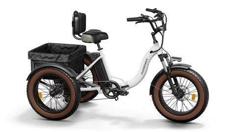 Alaskan Electric Tricycle - White