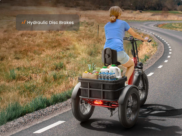 Husky Electric TricycleLight Red