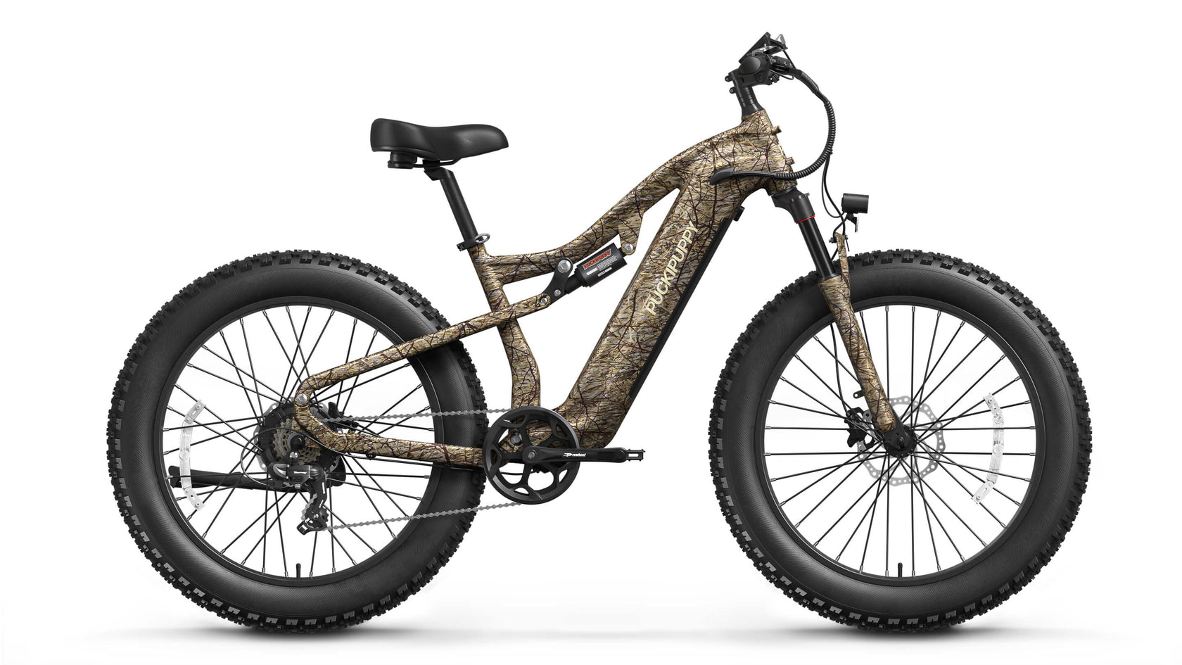 Puckipuppy Labrador eBike for hunting and fishing