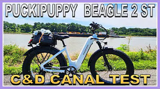 <p><strong>Puckipuppy Beagle 2 ST...Her Little Puppy Legs go the Distance on the Chesapeake and Delaware Canal!</strong></p>