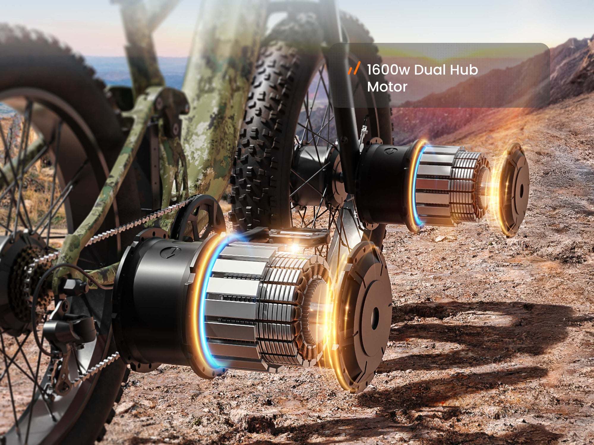 GoldenR EbikeForest Camouflage