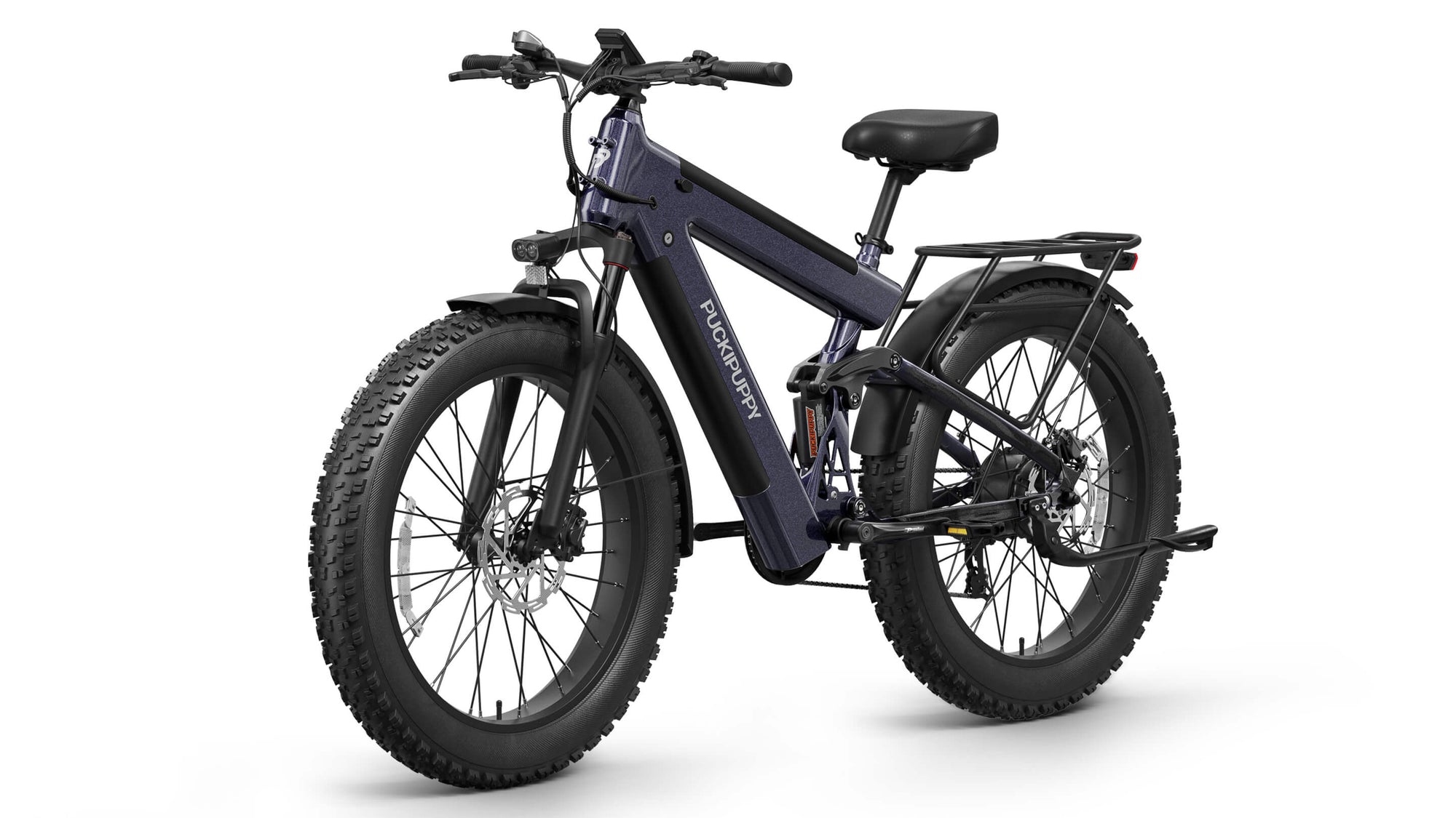 Silver Blue Bulldog Ebike