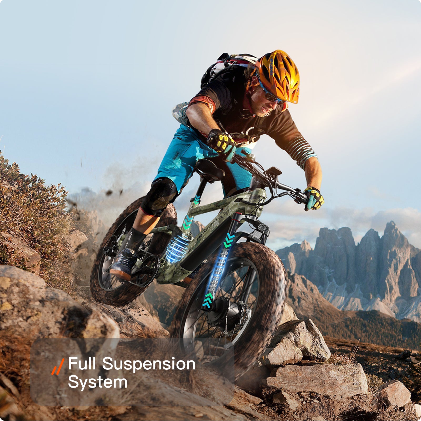 GoldenR EbikeForest Camouflage