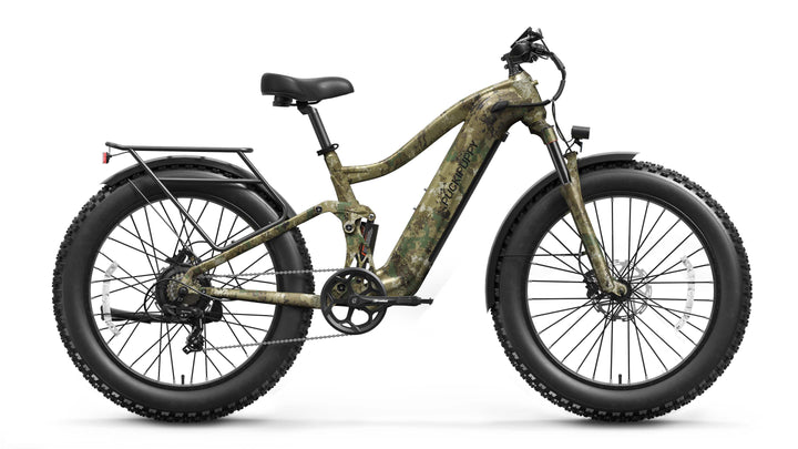 Forest Camouflage Boxer Ebike Display Image