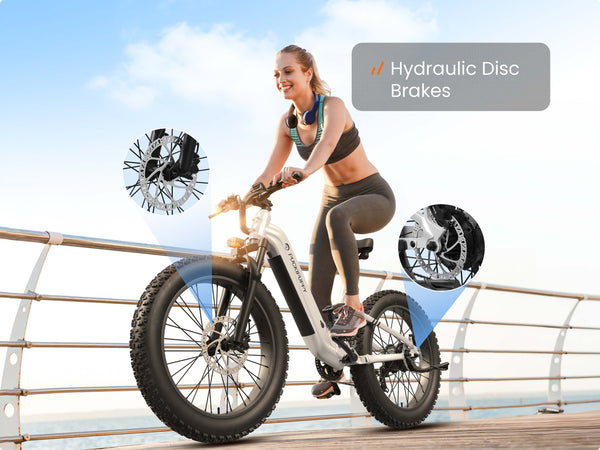 Powerful Hydraulic Disc Brakes