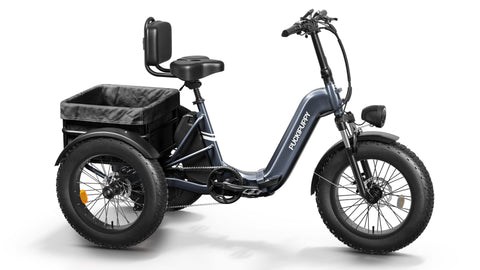 Husky Electric Tricycle - Metallic Gray