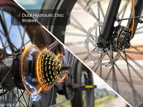 Twin Hydraulic Disc Brakes