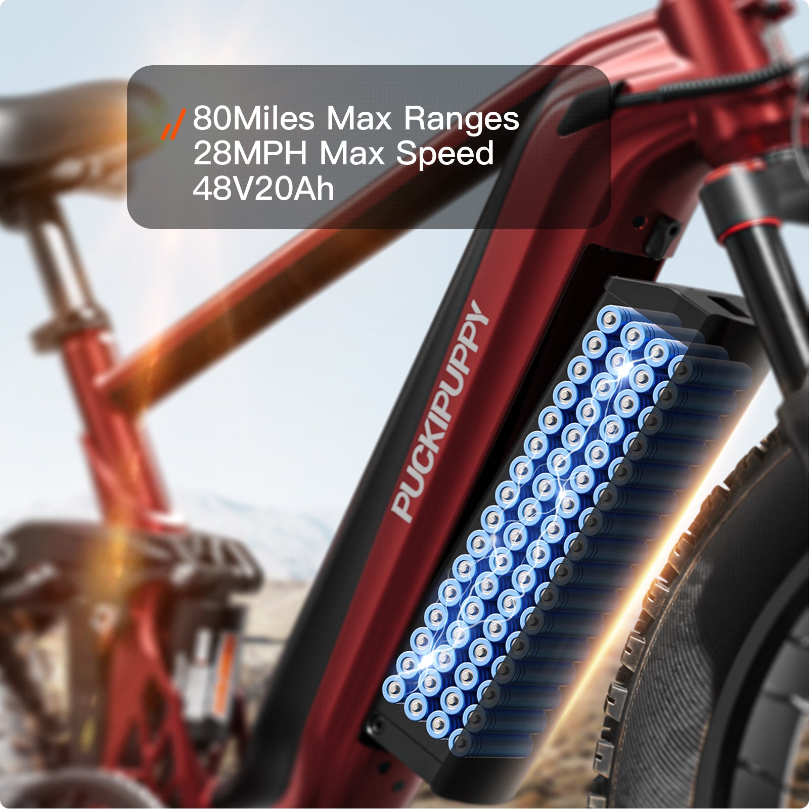 GoldenR EbikeBlack and Red