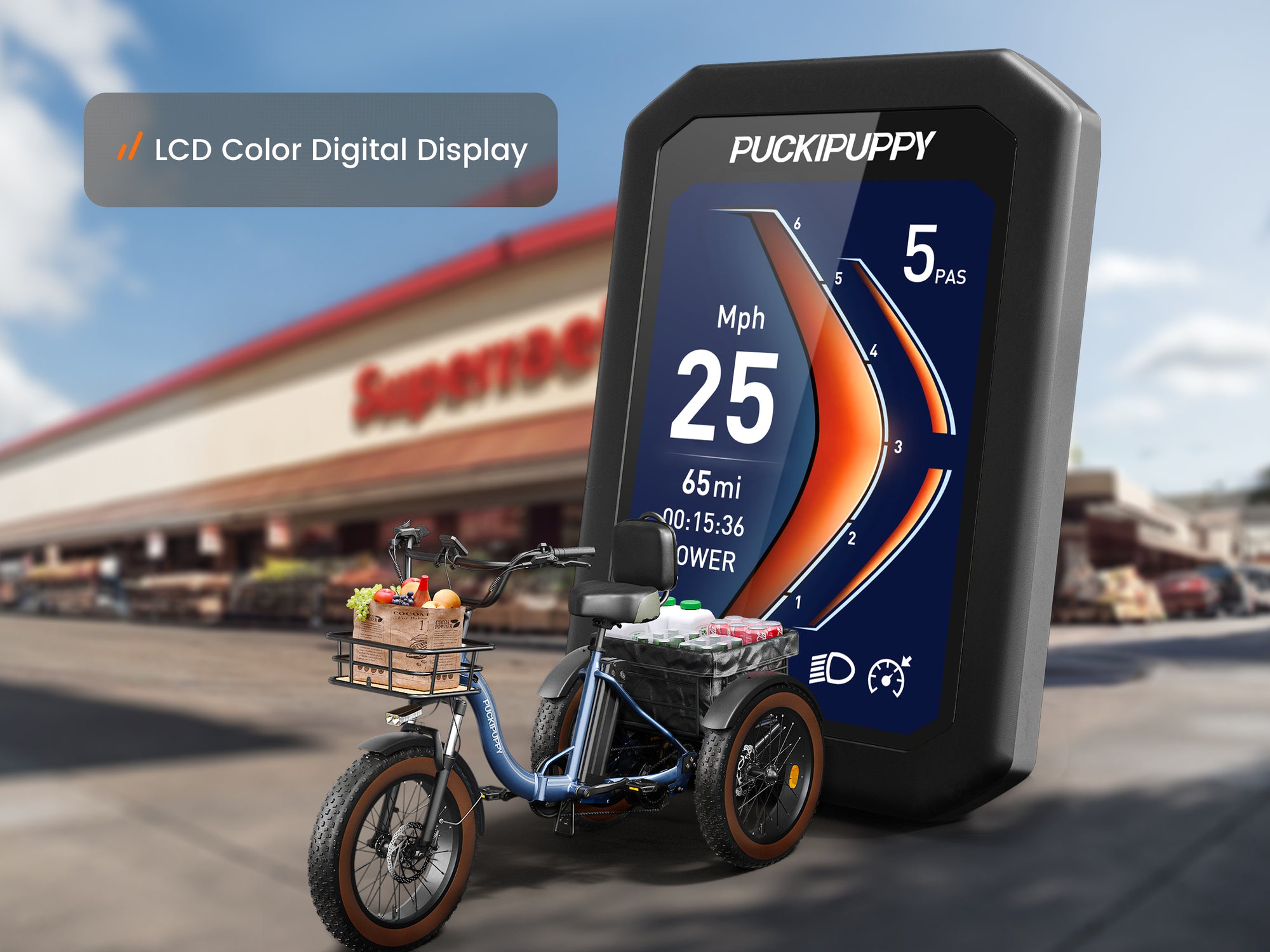 Alaskan Electric TricycleBlue