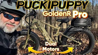 <p><strong>PUCKIPUPPY GoldenR Pro AWD Ebike Review | Upgraded | Torque + Cadence Sensor</strong></p>