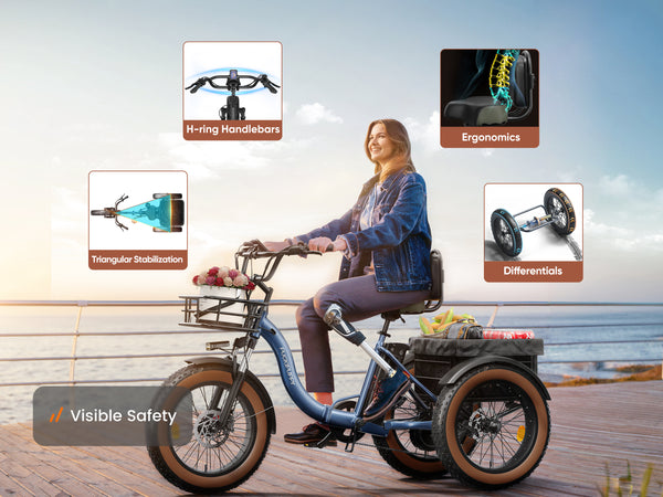 Alaskan Electric TricycleBlue