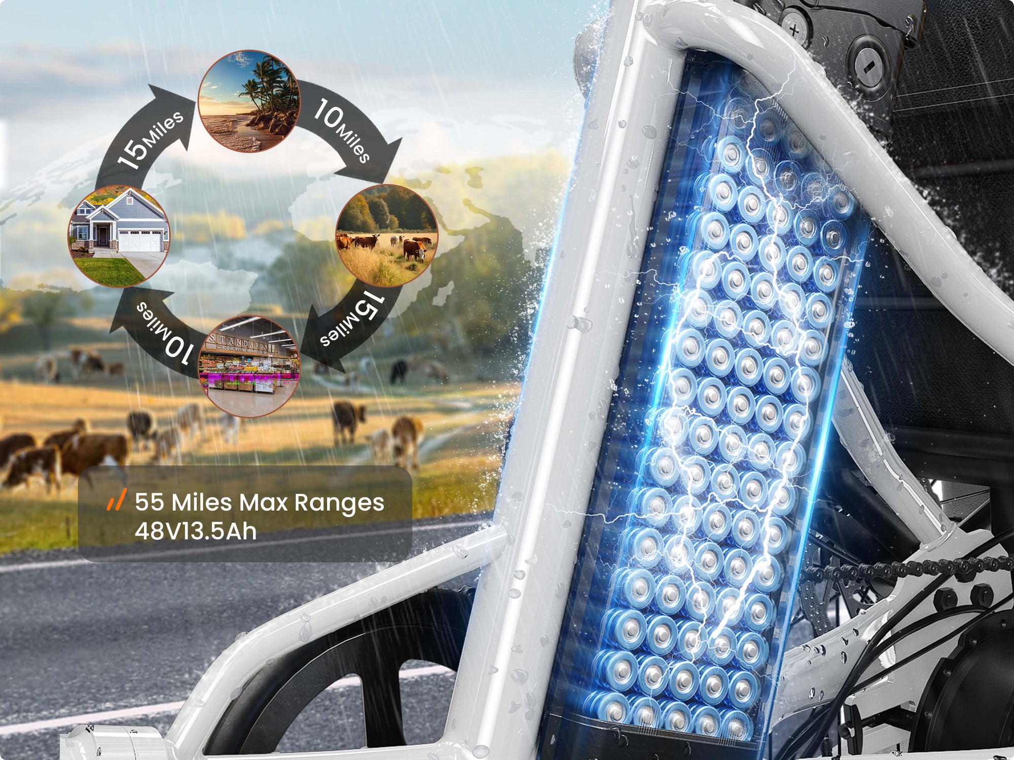 Alaskan Electric TricycleWhite