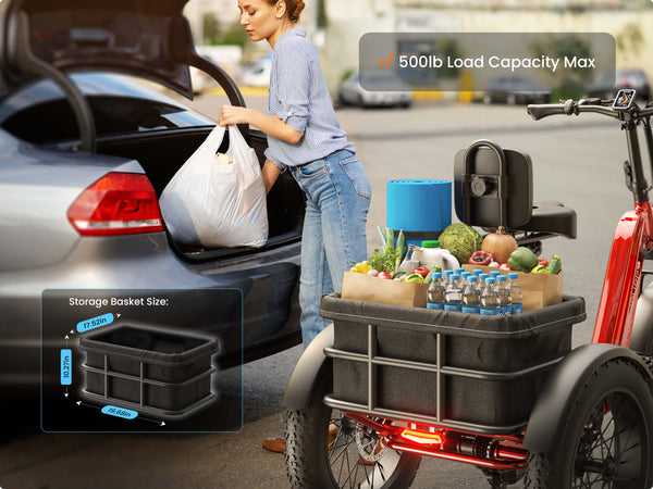 Husky Electric TricycleLight Red