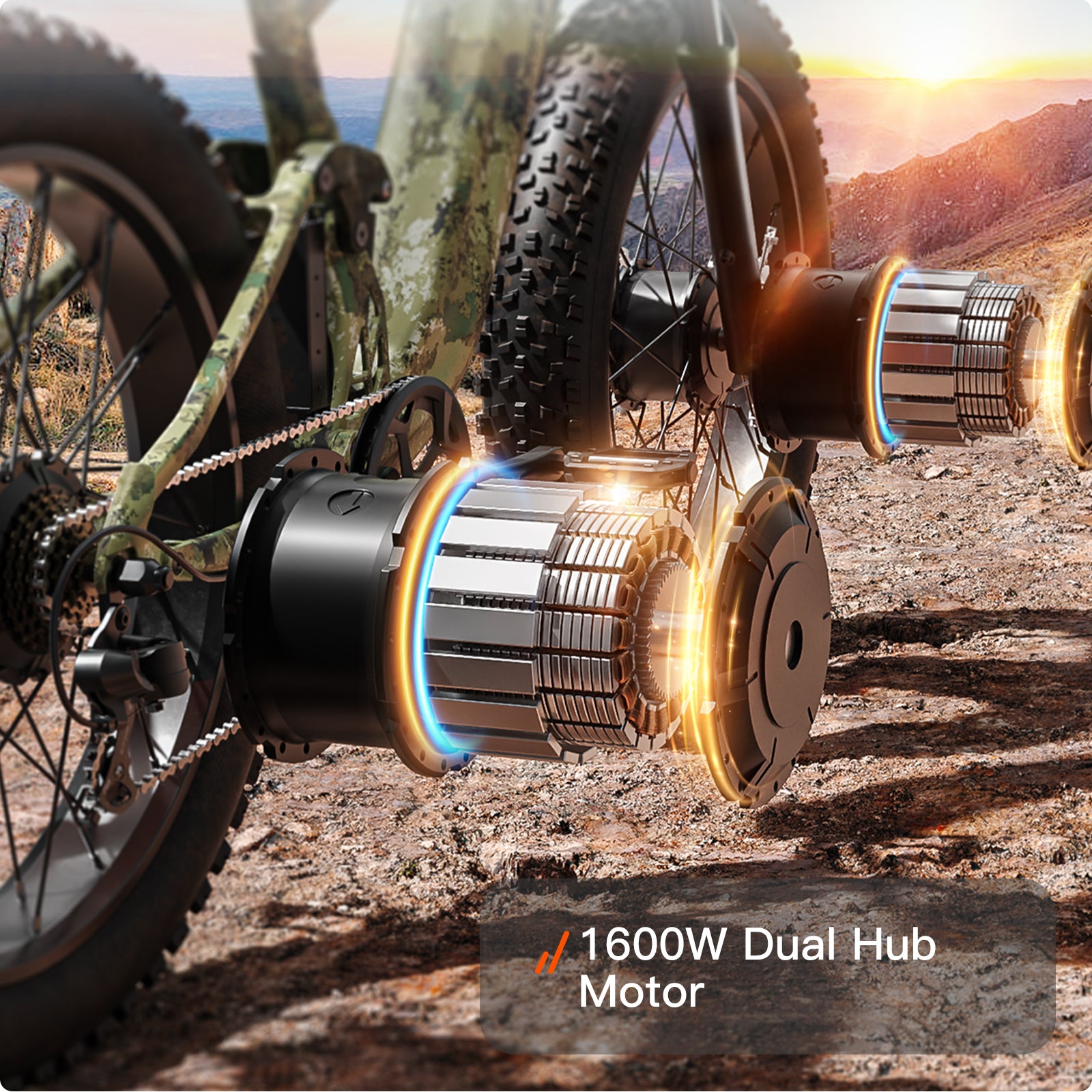 GoldenR EbikeForest Camouflage