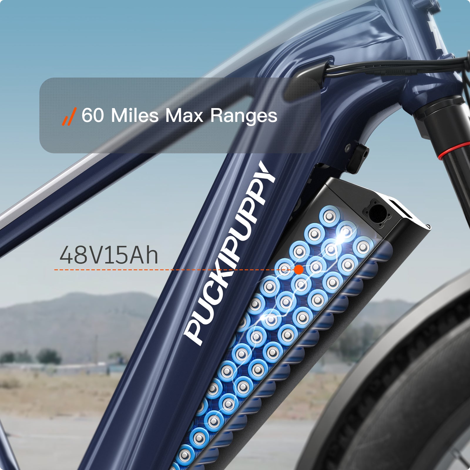 Beagle 2 EbikeNavy Blue + Gray