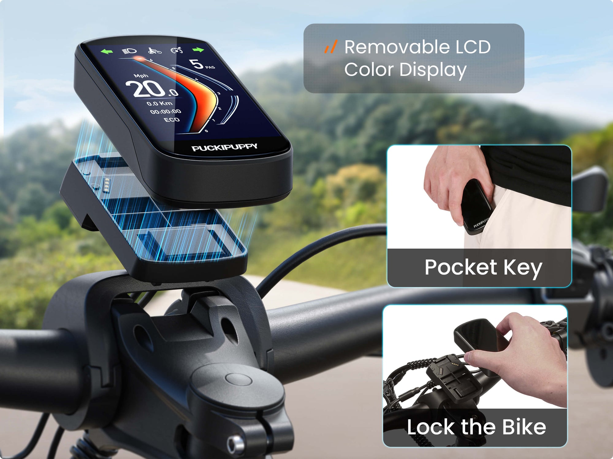 Detachable Full-Color LCD Screen