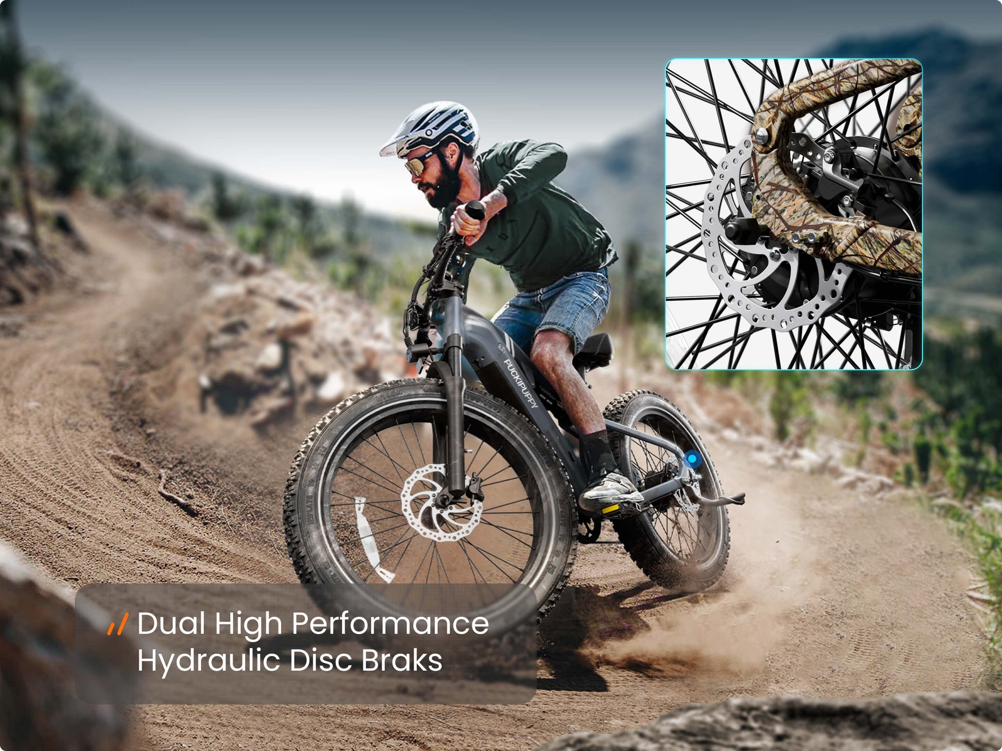 Dual High Performance Hydraulic Disc Braks