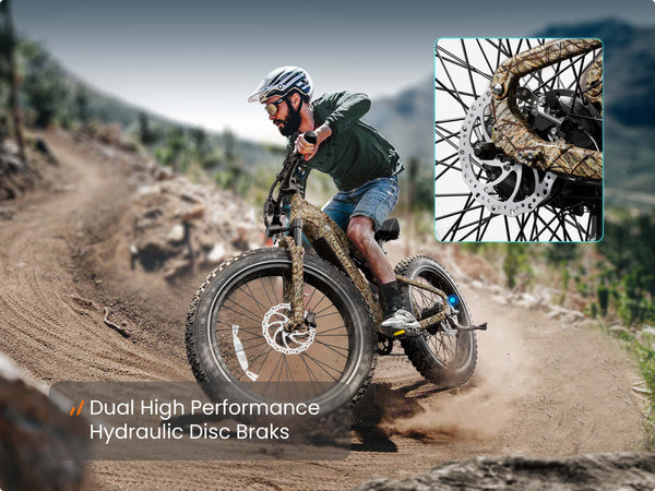 Dual High Performance Hydraulic Disc Braks