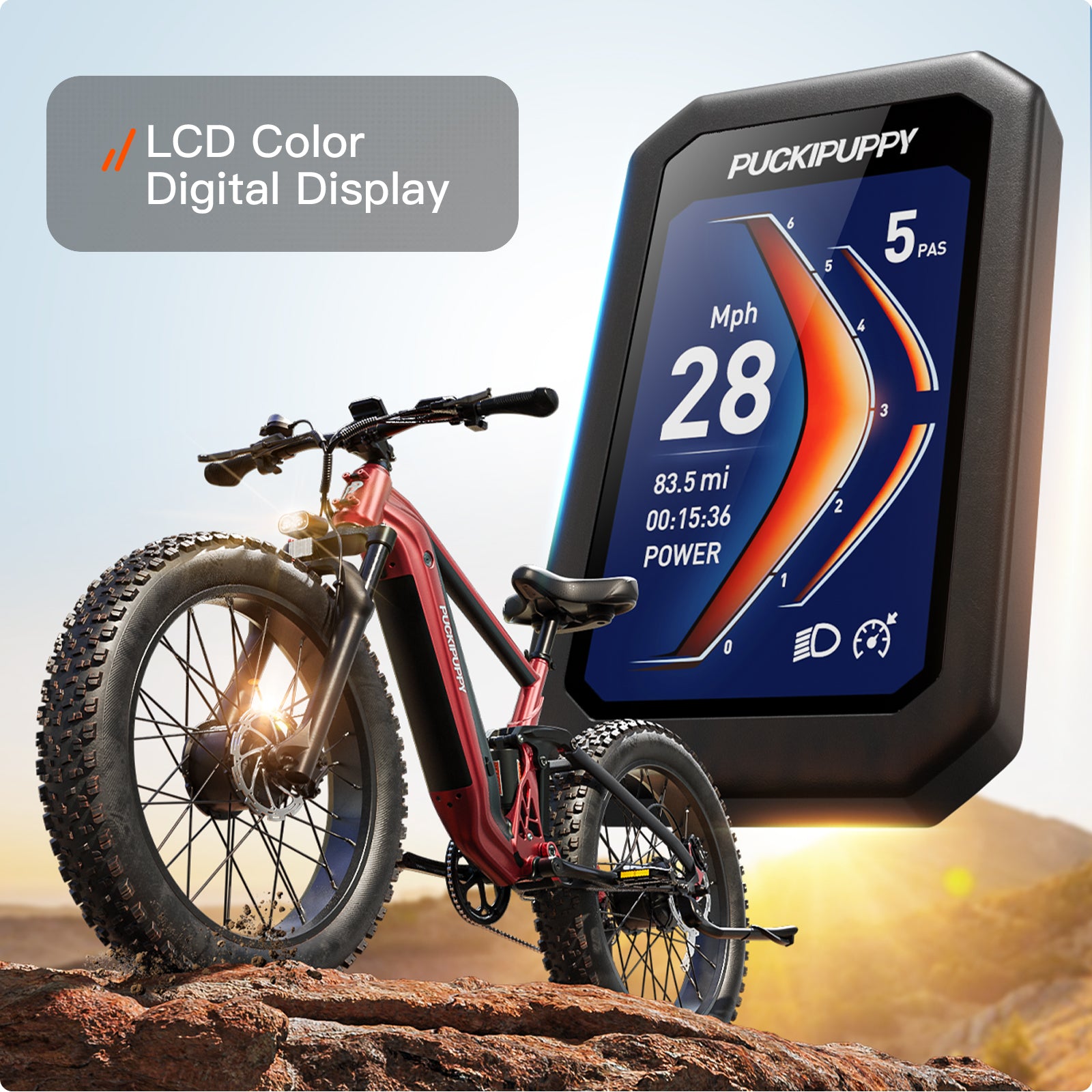 GoldenR EbikeBlack and Red