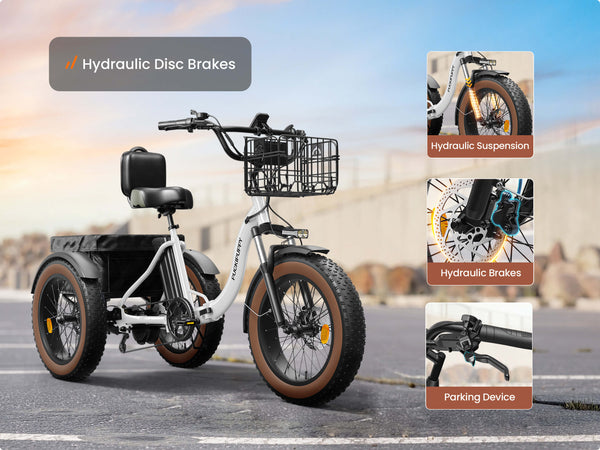 Alaskan Electric TricycleWhite