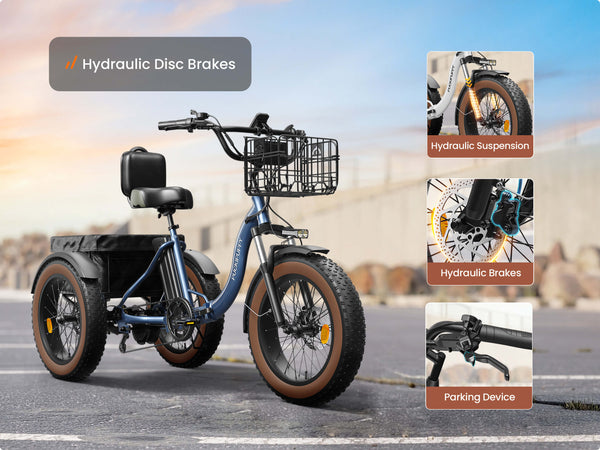 Alaskan Electric TricycleBlue