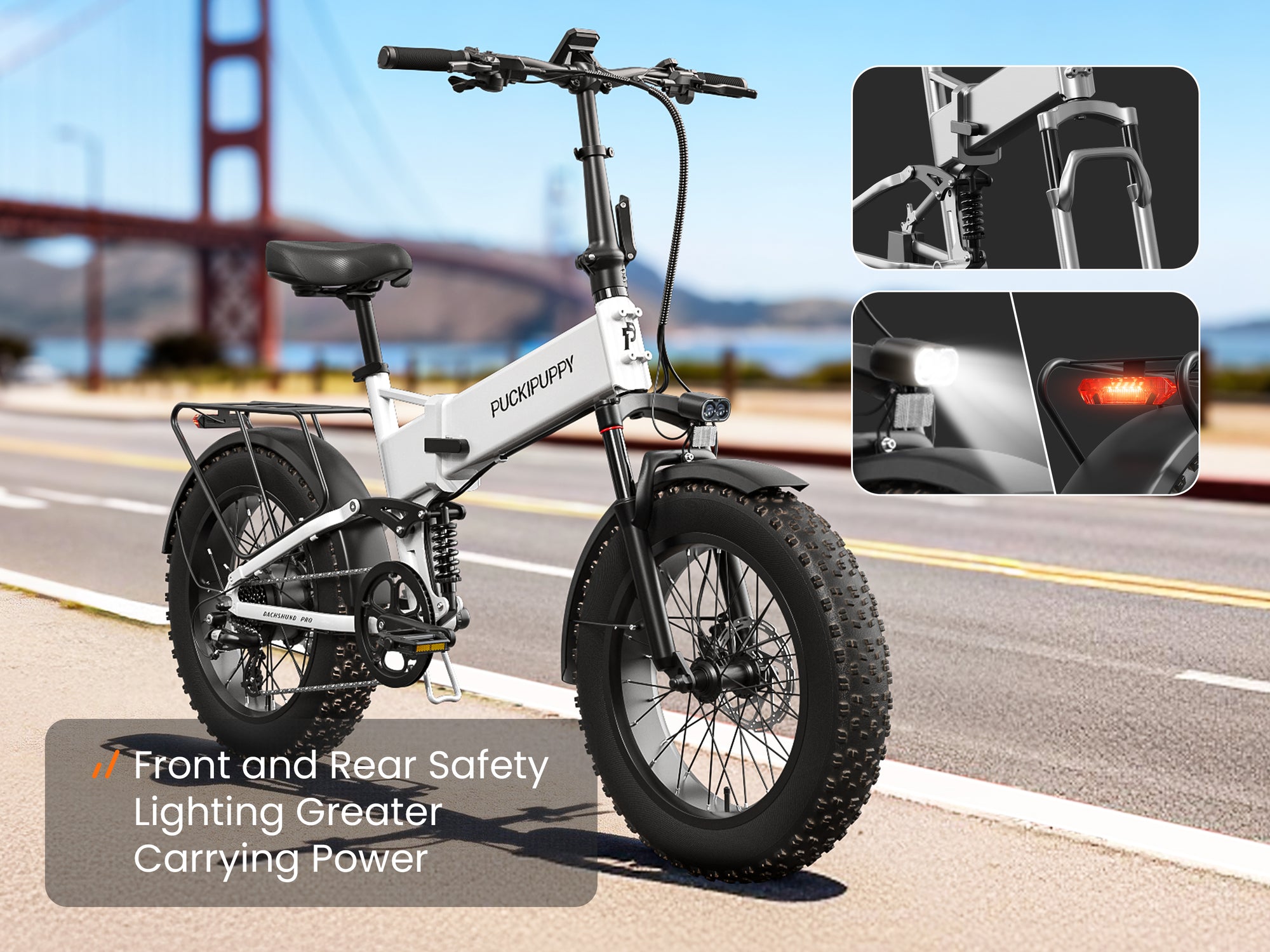 Dachshund Pro EbikeWhite