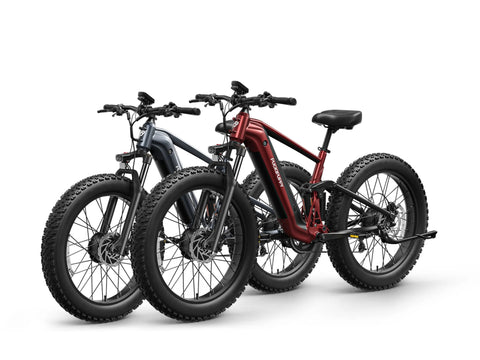 GoldenR Pro Ebike*2 - Gray+Red