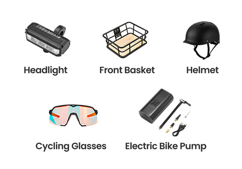 Deluxe Accessory Pack（For select trikes only.）