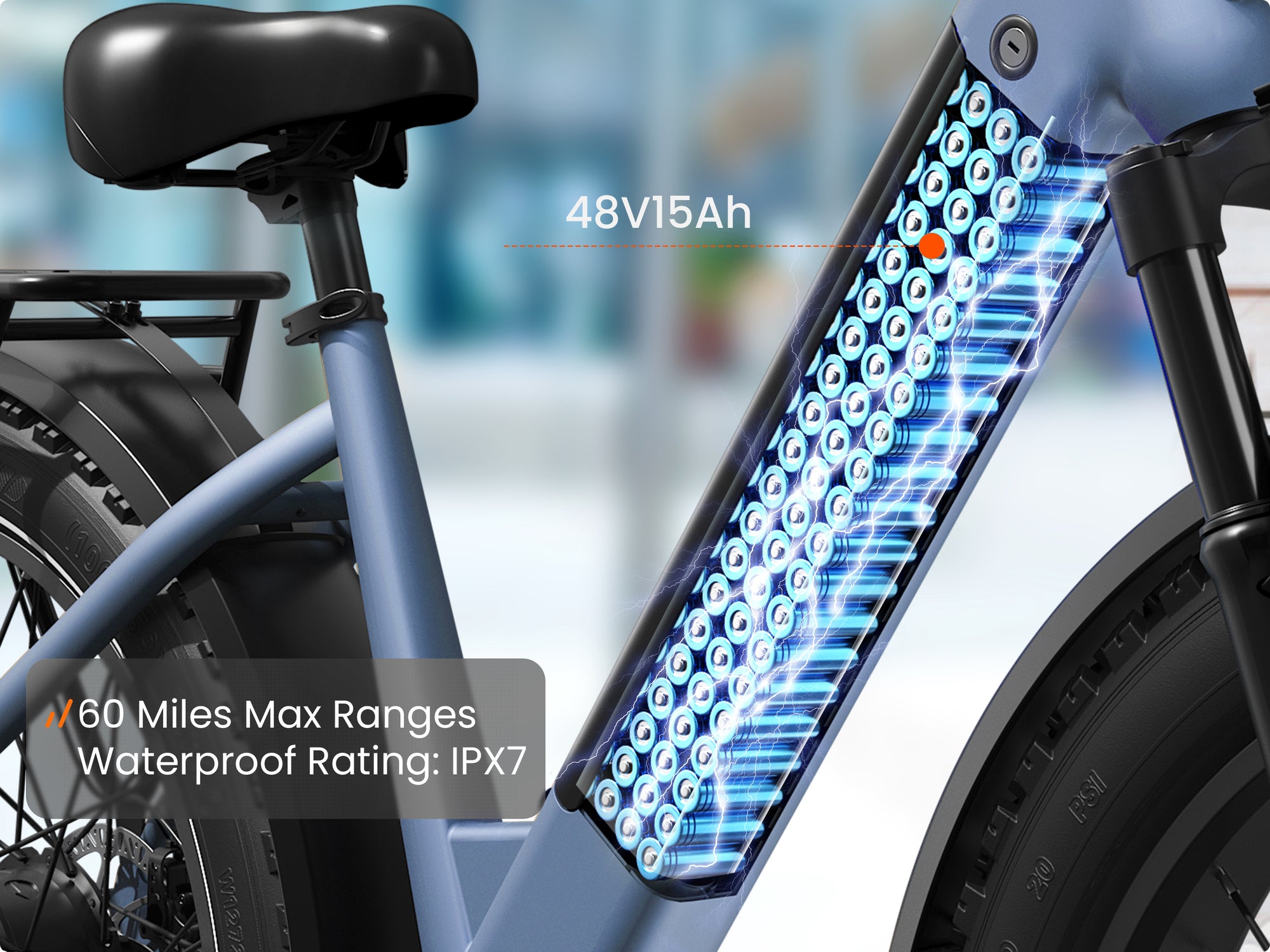 Samoyed EbikeGray Blue